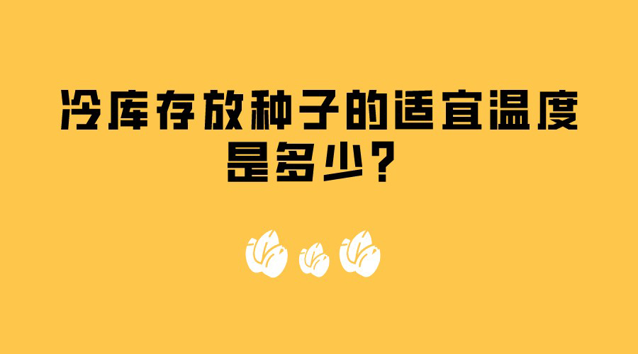 冷庫存放種子的適宜溫度是多少？